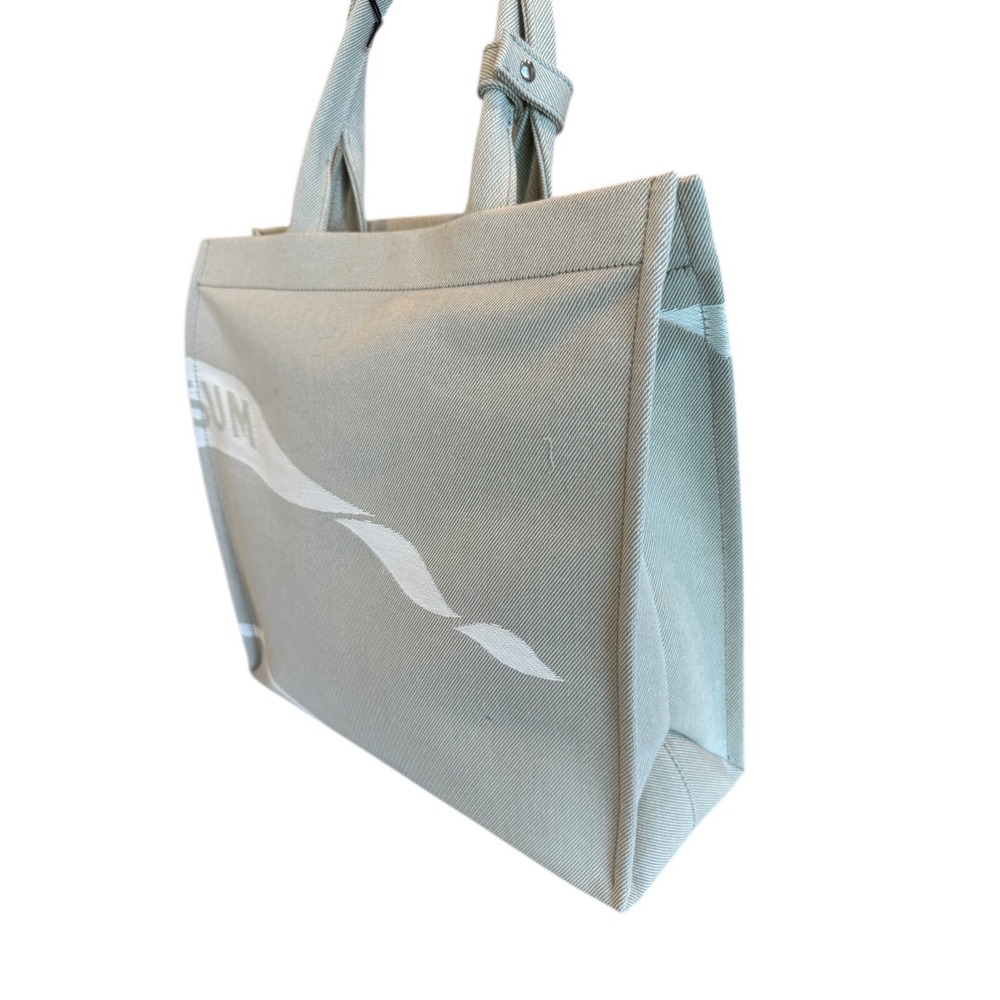 Burberry Unisex Cotton LL EKD Tote in Hunter gray, large, with graphic, 8093183 - Picture 5 of 15